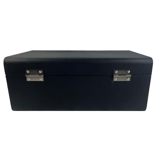 Black Large Metal Storage Box by Artist's Loft™